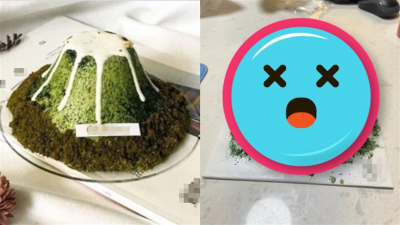 花1490買富士山蛋糕！打開驚見「花椰菜」