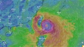 瑪娃颱風,風場圖