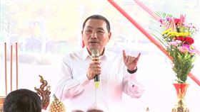侯友宜22日板橋溪北公園地下停車場開工動土典禮。