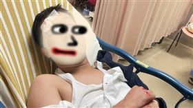 游淑慧在臉書貼出陳情人受傷的照片，她直呼，天上掉下來的不是禮物，而是要命繩索！（圖／翻攝自游淑慧臉書）