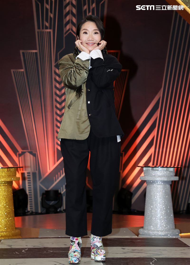 「全明星辯論會」陶晶瑩擔任評審長。（圖/記者邱榮吉攝影）