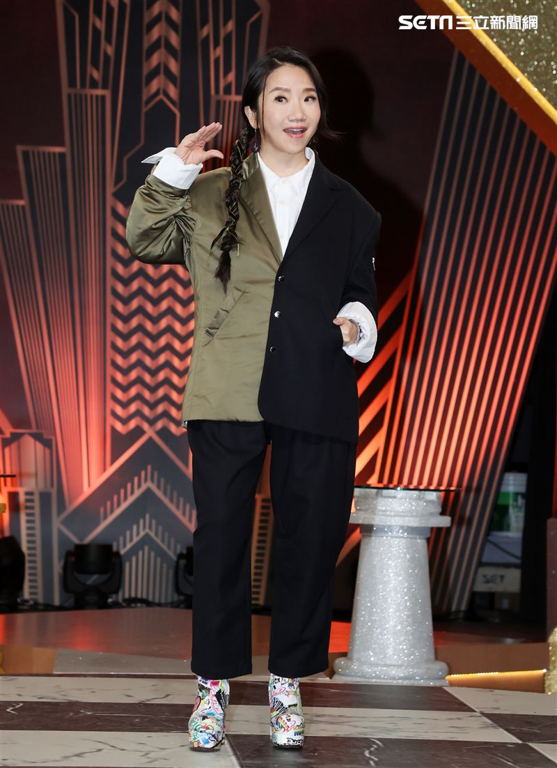 「全明星辯論會」陶晶瑩擔任評審長。（圖/記者邱榮吉攝影）