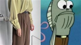 跟上穿搭潮流！朋友吐槽她「穿的像條魚」　1張對比圖她秒認了：超級像（圖／翻攝自小紅書）