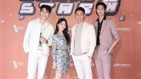 王品澔（左起）、李杏、温昇豪和金雲出席伊林璀璨之星報名起跑記者會。（圖／伊林提供）