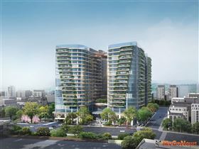 京華廣場為北市中心罕見的ESG頂級商辦，未來將串聯產業聚落，讓進駐企業實踐永續發展責任，其他競爭者無法複製。（圖／業者提供）