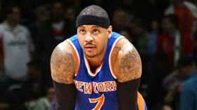 ▲「甜瓜」安東尼（Carmelo Anthony）單場5顆三分球，進帳本季新高23分。（圖／翻攝自拓荒者推特）