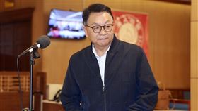 陳歐珀宣布退出宜蘭立委選舉（2）民進黨立委陳歐珀近來遭指控與詐騙集團掛鉤，他22日在立法院表示，為了捍衛清白及顧全政治大局，宣布退出2024年的宜蘭縣區域立委選舉，讓民進黨有空間對宜蘭重新布局。中央社記者張皓安攝  112年5月22日