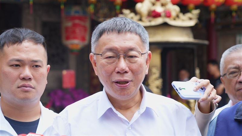 參拜配天宮踩侯本命區？柯文哲納悶問這句