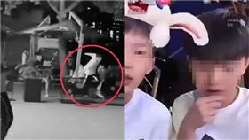 直播中途遭揮刀狂砍！帥氣主播「手掌斷掉」秒噴飛　驚悚畫面瘋傳（圖／翻攝自微博）