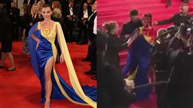 Ilona Chernobai滿身血被架走。（圖／翻攝自IG）