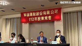 華固建設今（24）日舉辦股東會，董事長鍾榮昌預告下半年房市「量縮、價微跌」。（圖／記者陳韋帆攝影）