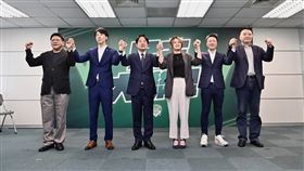 賴清德徵召吳崢、李正皓、曾柏瑜參選立委（圖／民進黨提供）