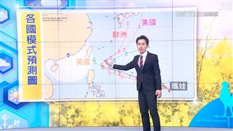 「瑪娃」路徑仍分歧！1模式估穿巴士海峽