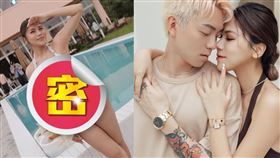 蕾菈與DJ湯宇在2022年結婚，婚後懷上1子目前滿7個月大。（圖／翻攝自蕾菈 IG）