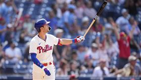 ▲透納（Trea Turner）相隔13場開轟。（圖／美聯社／達志影像）