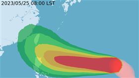 瑪娃颱風,颱風路徑。（圖／翻攝自中央氣象局）