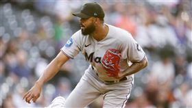 ▲阿坎塔拉（Sandy Alcantara）相隔50天終於再奪勝投。（圖／美聯社／達志影像）