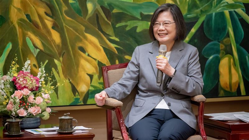 接見馬偕烏克蘭醫療團　蔡英文向國際喊話