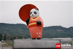 四川熊貓穿和服（圖／翻攝自封面新聞）