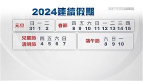 狂補假惹民怨! 2024僅小年夜.清明彈性放假