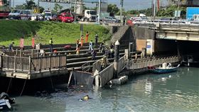 台北港,護城河,砂石車,八里,新北