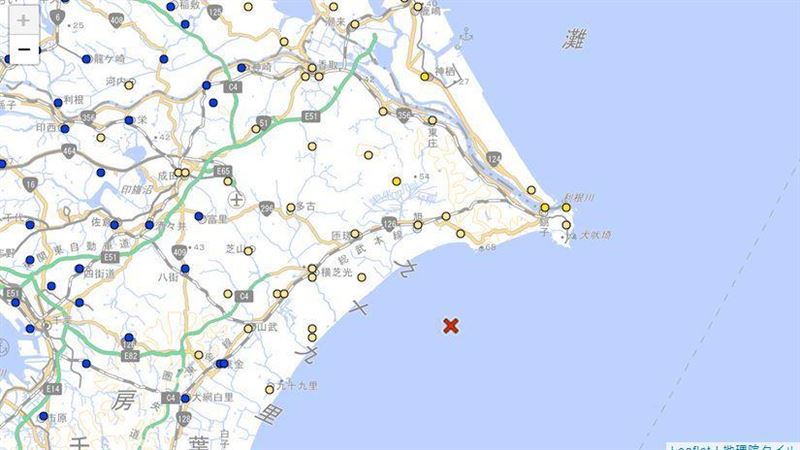 新/日本地牛翻身!千葉縣規模6.2地震