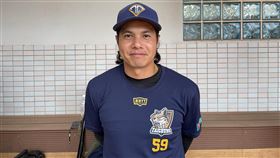 ▲前中職球員「花花」張正偉27日在春季聯賽完成生涯最後一役。（圖／中央社）