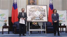 總統蔡英文接見「世衛行動團」(圖／總統府提供)