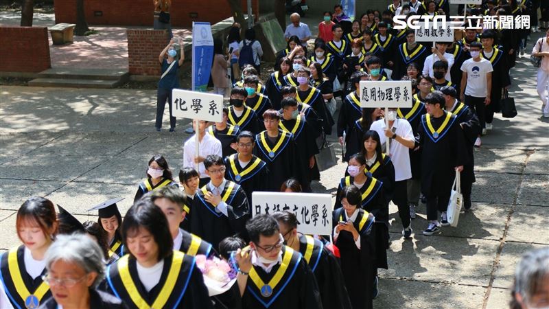 東海大學畢典　大學長蔡其昌演說勉勵