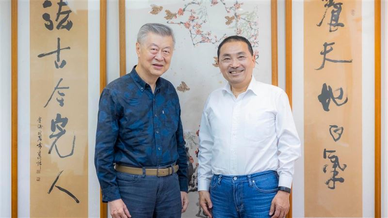 會晤陳冲！侯友宜：千斤重擔我願全力扛起