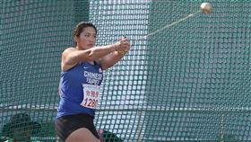 ▲台灣鏈球好手余雅倩以62公尺81奪銀。（圖／中華民國田徑協會提供）