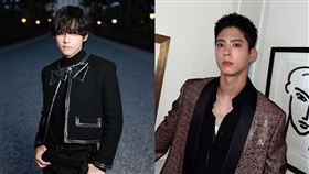 ▲朴寶劍以及BTS成員金泰亨（V）。（圖／翻攝自IG）