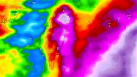 瑪娃降雨　（圖／翻攝自「台灣颱風論壇｜天氣特急」）