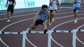 台灣跨欄好手彭名揚。（圖／中華民國田徑協會提供）