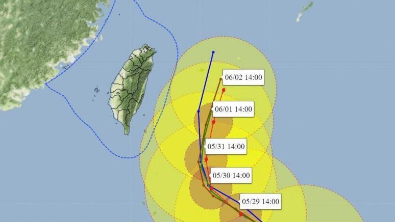 瑪娃預測路徑曝　專家：暴風圈有機會觸陸