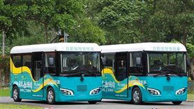 第2期淡海智駕電動巴士雙車亮相(圖/新北市政府)