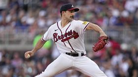 ▲勇士史崔德（Spencer Strider）寫最速百K紀錄，成百年來第1人。（圖／美聯社／達志影像）