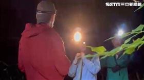 一對法國男女登郡大山回程卻迷路，受困開高山。（圖／南投縣消防局提供）