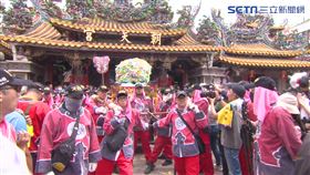 一頂頂媽祖轎起駕出發遶境。（圖/寶島神很大