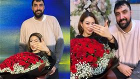 「印度姚明」布拉求婚成功 圖／翻攝自IG