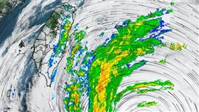 瑪娃進逼。（圖／翻攝自臉書：氣象達人彭啟明）