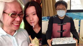 李坤城死後，林靖恩被李坤城之子李卓軒控訴奪產。（圖／翻攝自李坤城臉書）