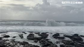 ▲蘭嶼海象 停班課（圖／記者王浩原攝影）
