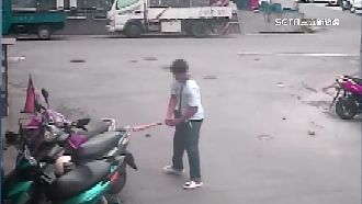 才砸車又點火！男子半夜抽菸釀火警