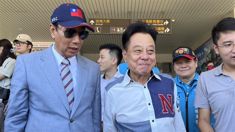 金門議長挺郭台銘　聞「換侯說」順其自然