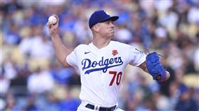 ▲道奇米勒（Bobby Miller）主投6局失1分奪本季第2勝。（圖／美聯社／達志影像）
