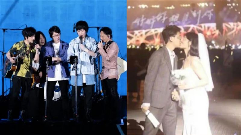 五月天演唱會「新人站中央婚紗照」粉怒爆