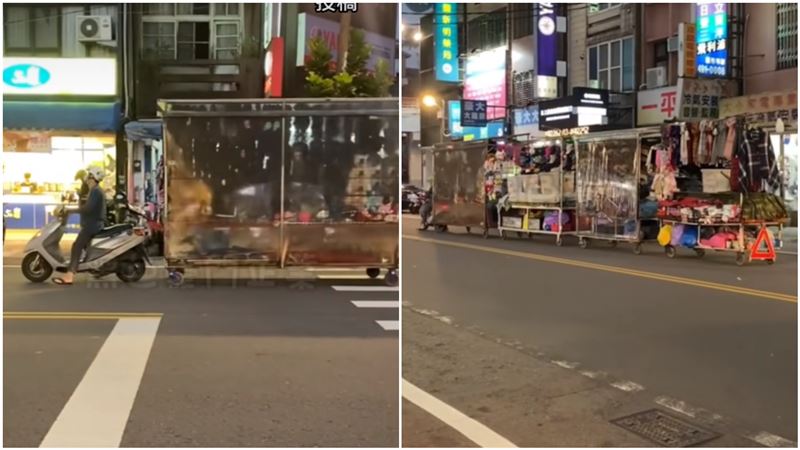 夜市驚見「摩托火車」在地人：開幾十年了