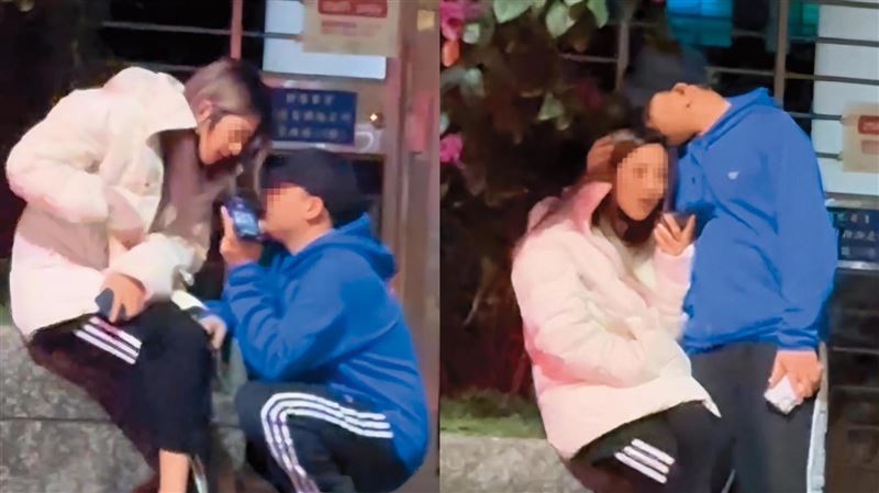 口罩男妻擁吻新歡被拍　戴綠帽鐵證流出