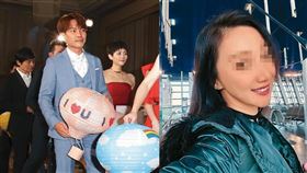 許仁杰（左圖）與謝京穎傳出婚外曖昧花邊之後，拖了8個月、等正宮亞希（右圖）放棄一切費用，才願意結束婚姻。（右圖翻攝自亞希臉書）